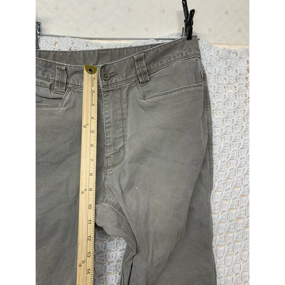 The North Face Mens‎ Canvas Jeans Mens 32 X30 Gray 4 Pocket Outdoor Hiking Work